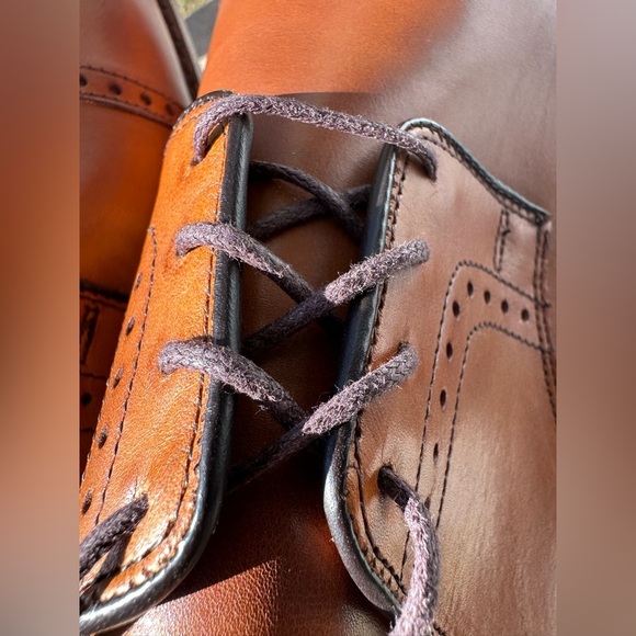 ALLEN EDMONDS NWOB 10.5 Clifton Cap Toe Lace Up Oxford Walnut Calfskin Shoes USA main image 15